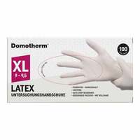 DOMOTHERM Unt.Handschuhe Latex unsteril pf XL weiß