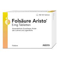 FOLSÄURE ARISTO 5 mg Tabletten