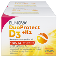 EUNOVA DuoProtect D3+K2 4000 I.E./80 µg Kaps.Kombi