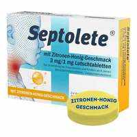 SEPTOLETE m.Zitronen-Honig-Geschm.3mg/1mg Lut.-T.