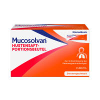 Mucosolvan® Hustensaft-Portionsbeutel mit 30mg Ambroxol - 15x5ml 