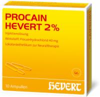 PROCAIN Hevert 2% Injektionslösung Ampullen