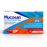 Mucosan® Lutschtabletten, Lindern Hustenreiz, Rote Früchte 16 St.